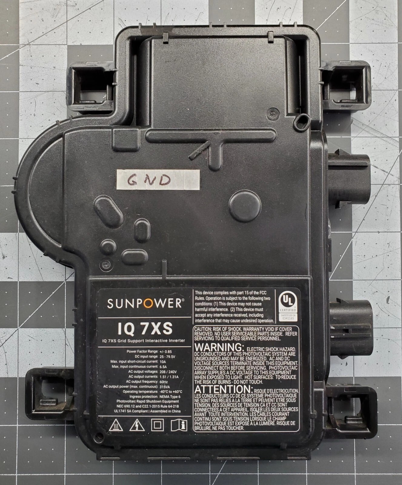 Enphase Sunpower IQ 7XS Microinverters READ READ No DATA used