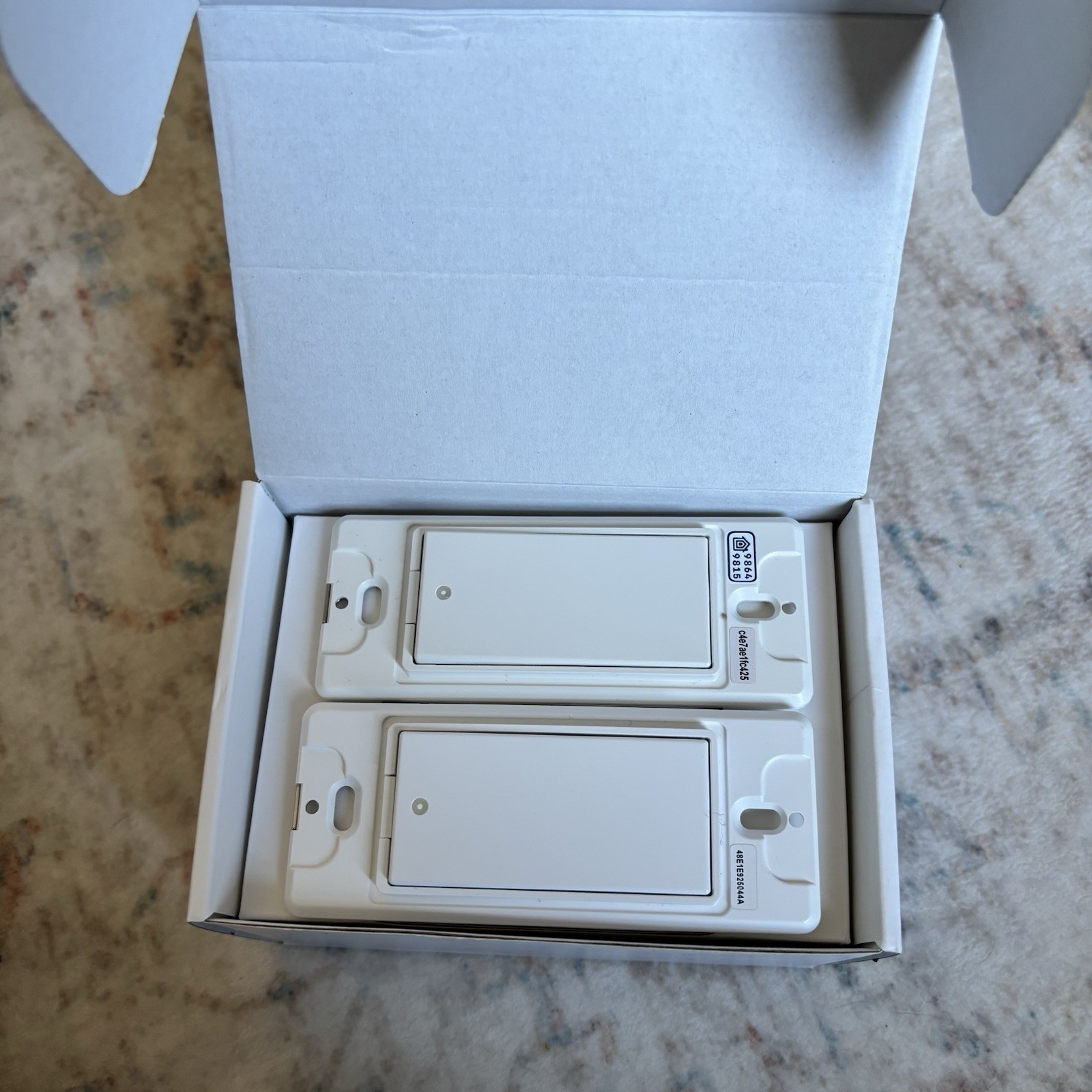 meross MSS510 Smart Wi-Fi Wall Switch 2 Pack, HomeKit Alexa Google, White