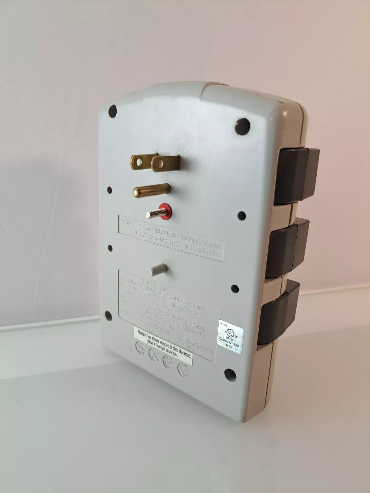6-Pack Prime PB503105 Rotating 6-Outlets 120V/15A/60Hz/1800W/2160J Surge Protect