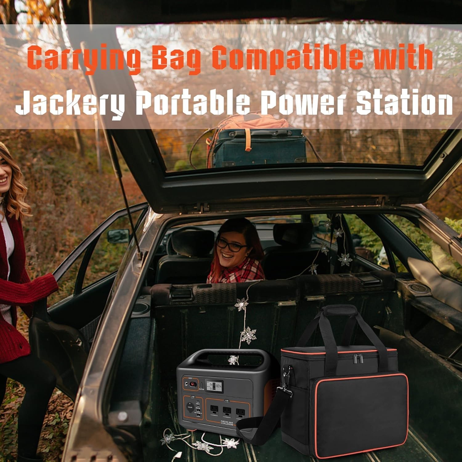 Durable Waterproof Carrying Case for Jackery Explorer 1000/1000v2 | Travel-Ready