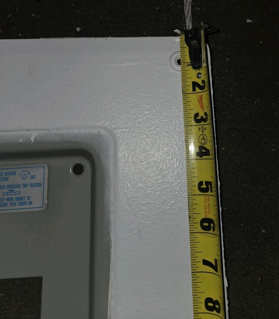 ITE Electric Cabinet Front Panel Cover Door Only Model H-852 25 1/4″ x 15 5/8″
