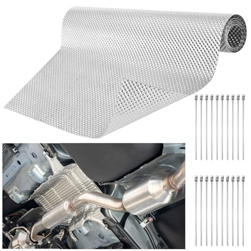 Automotive Heat Shield Embossed – 12″ x 39″ Aluminum – 12″ x 39″