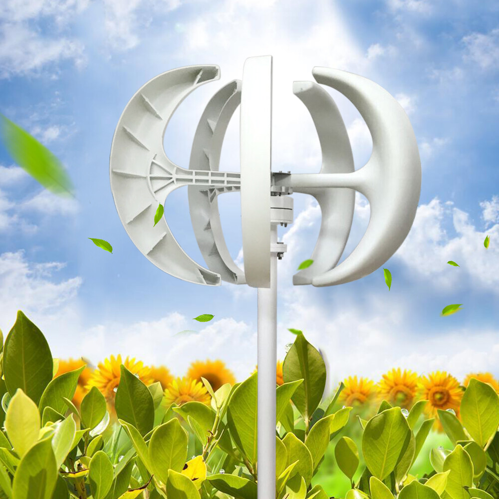 24V 600W 5-Blade Wind Turbine Generator 0.9m Nylon Blades for Home/Marine