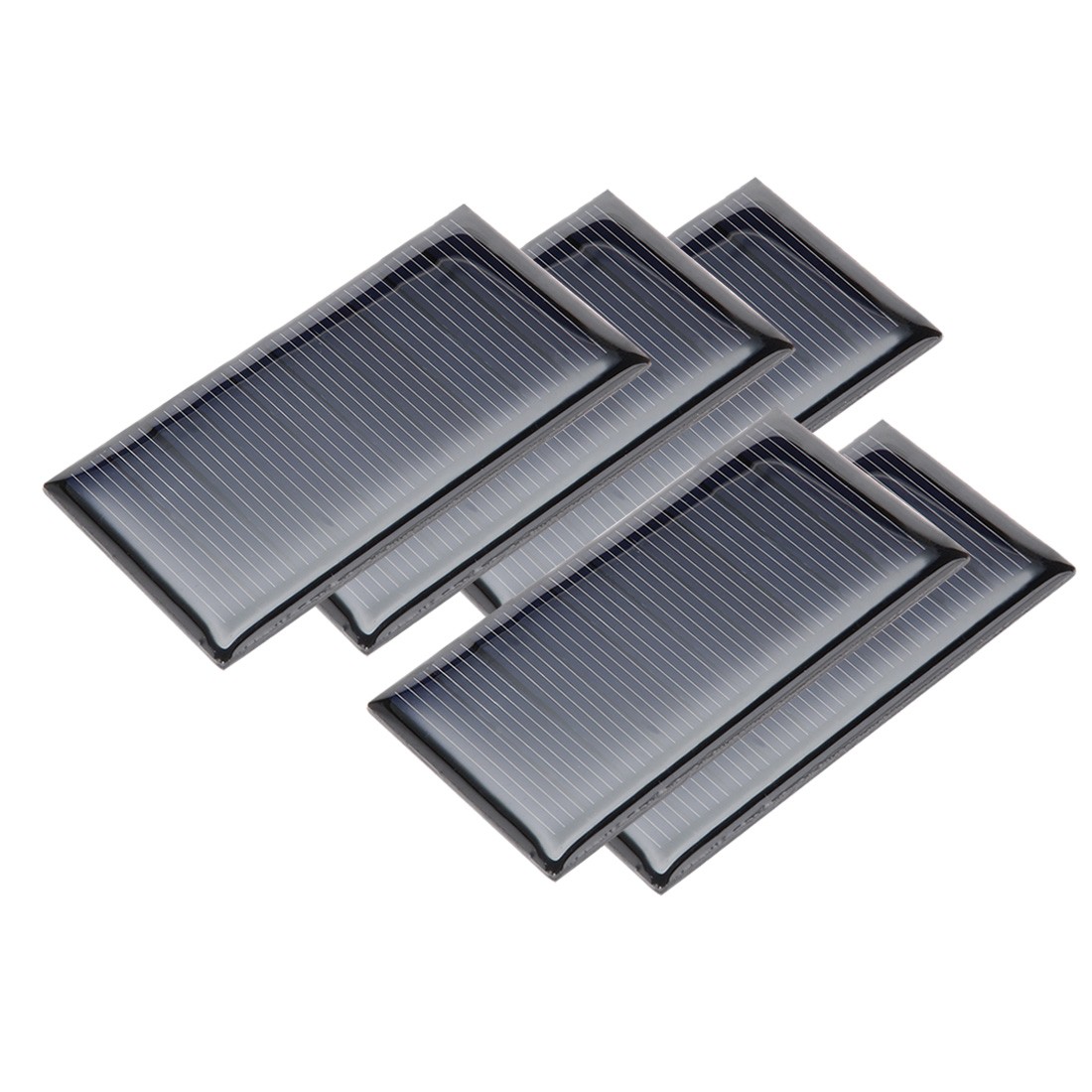 5Pcs 5V 60mA Poly Mini Solar Cell Panel Module DIY for Light Charger 68mmx37mm