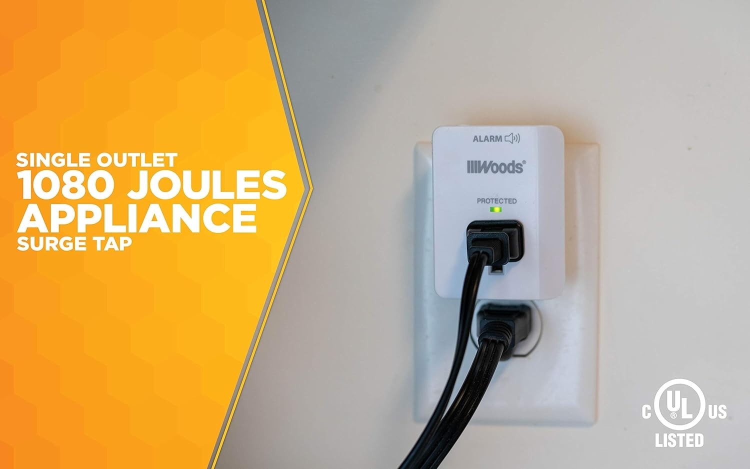 1 Outlet Southwire Surge Protector – 1080J Protection with Timer and Alarm