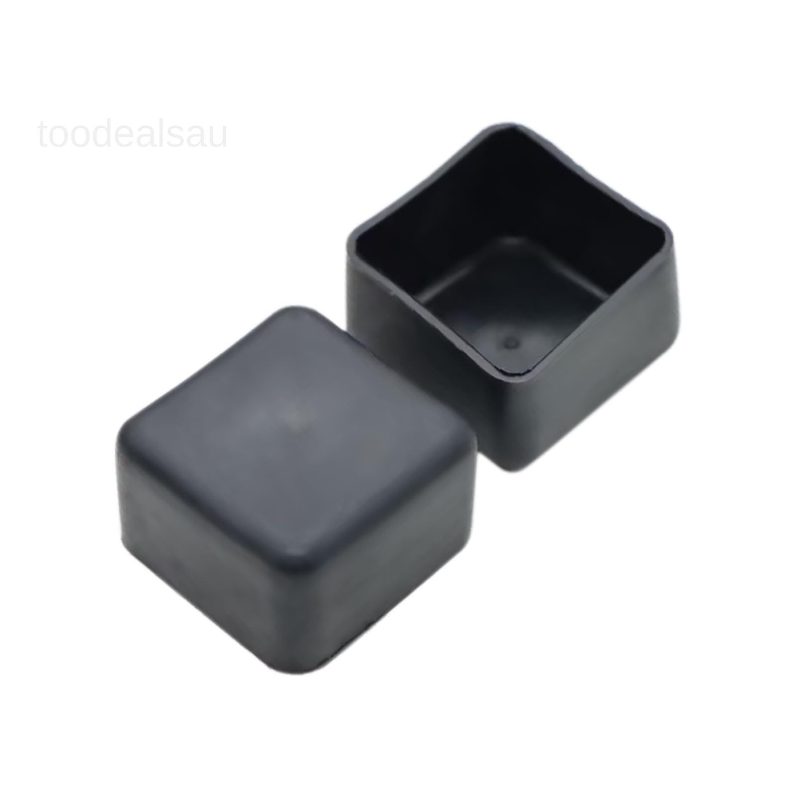 1-5/8″ Strut Channel Cap, Black Plastic Square End Cap BLACK