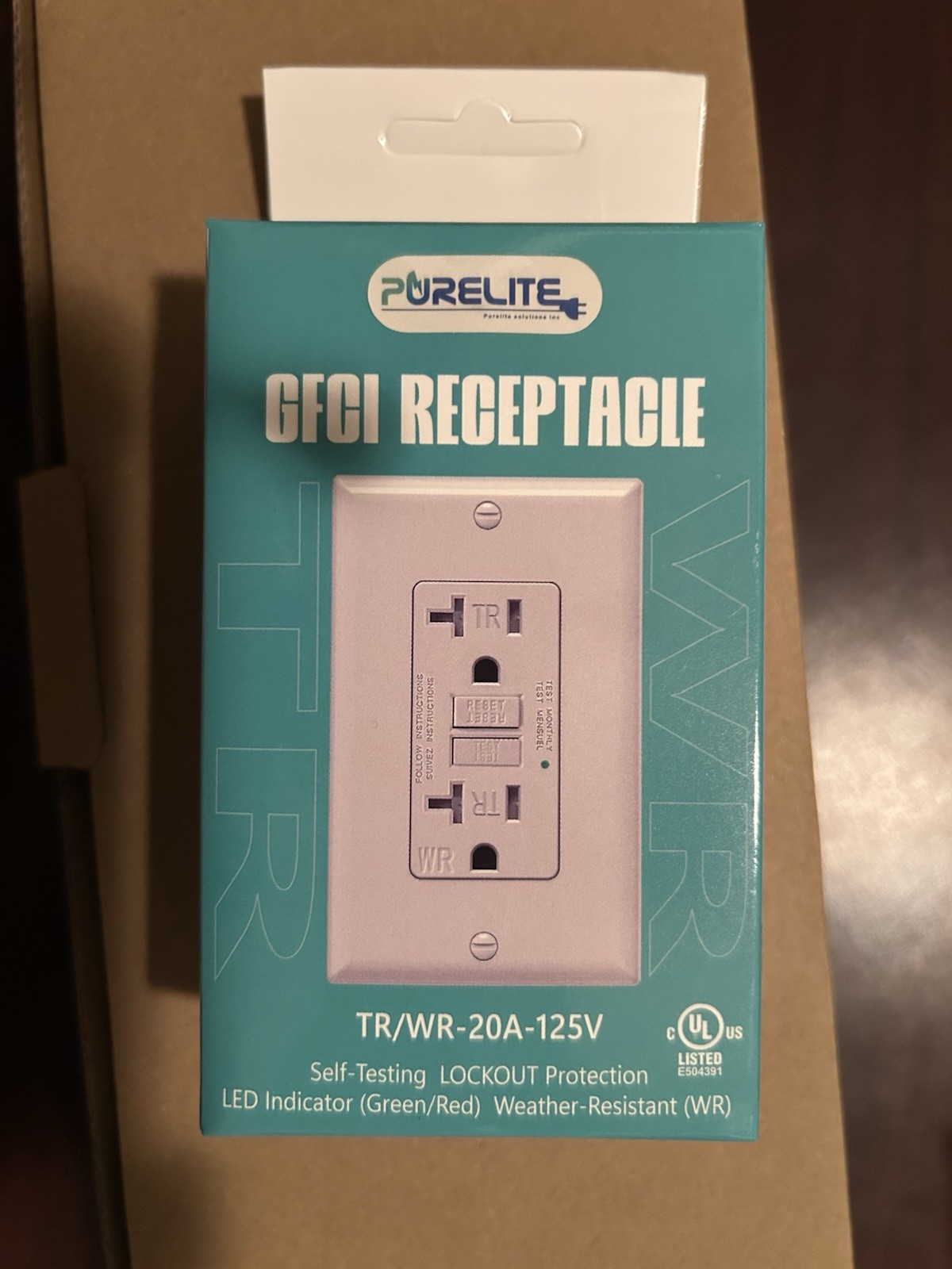 ❤️20A GFCI Outlet TR/ WR Self Test Weather & Tamper Resistant UL Listed W 10lot