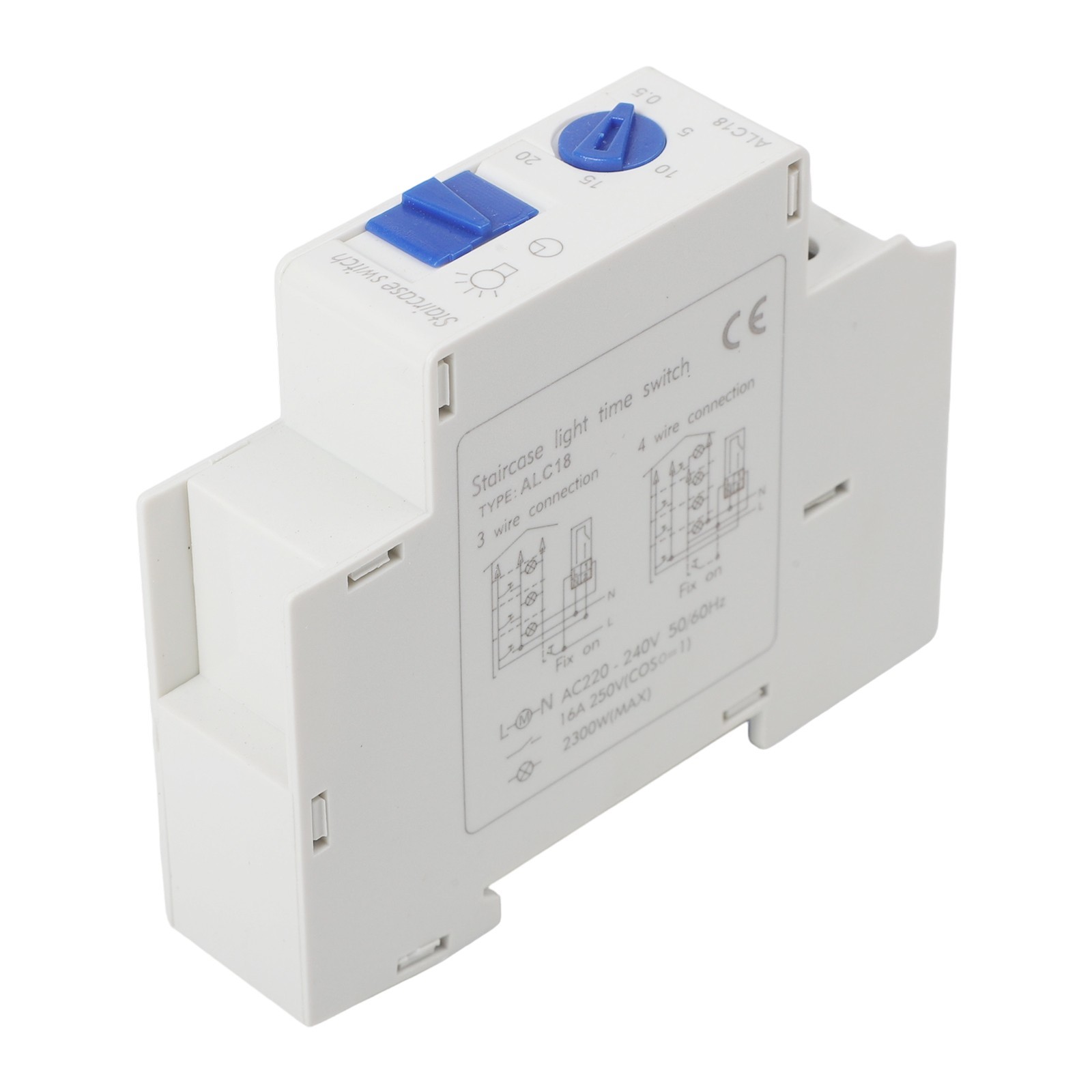 Automatic Switch Energy Efficient 0.5 To 20 Minutes Timer ABS Plastic Material