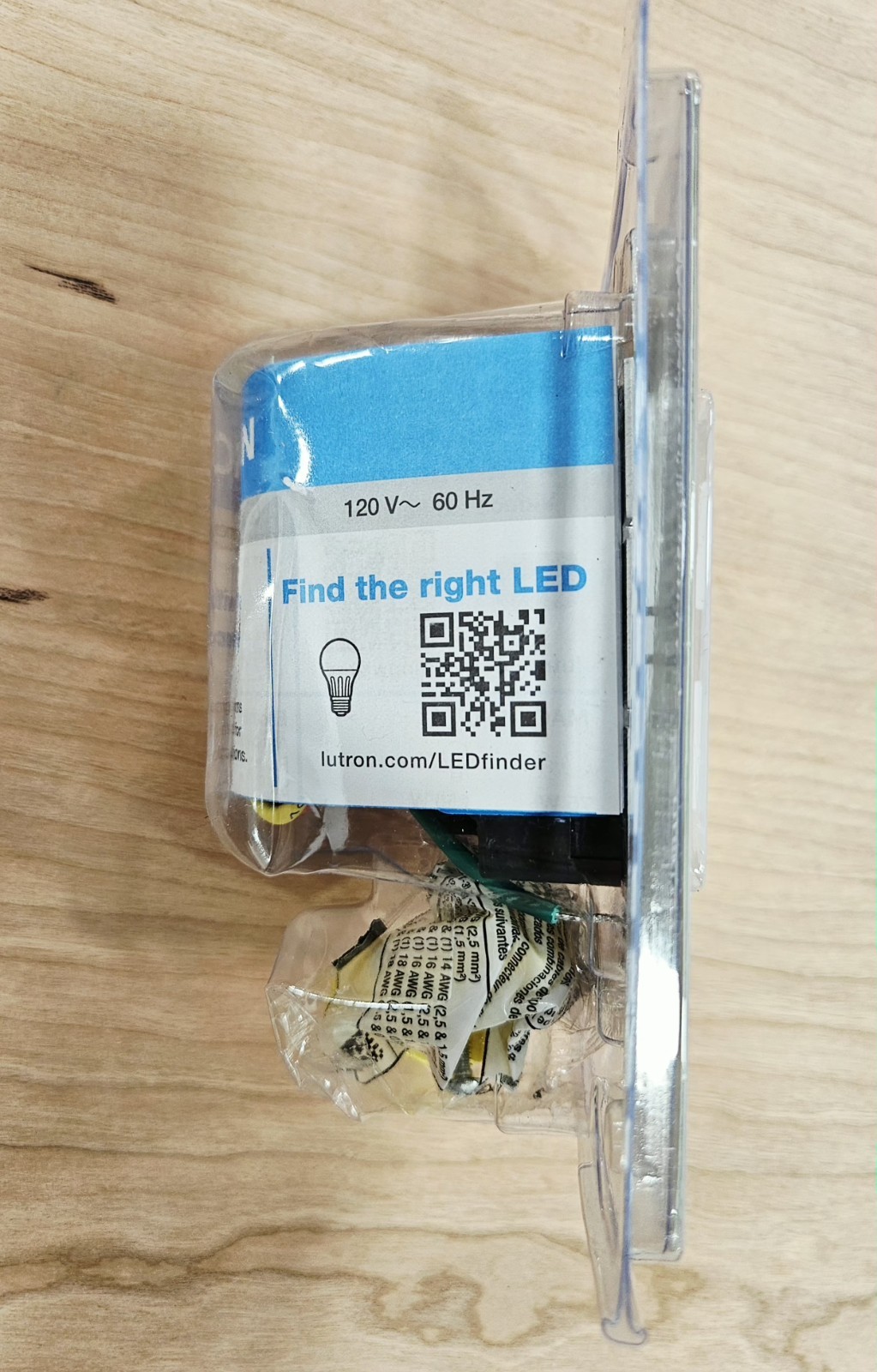 Lutron MACL-LFQH-WH Maestro Fan Control & Dimmer LED Single Pole White New