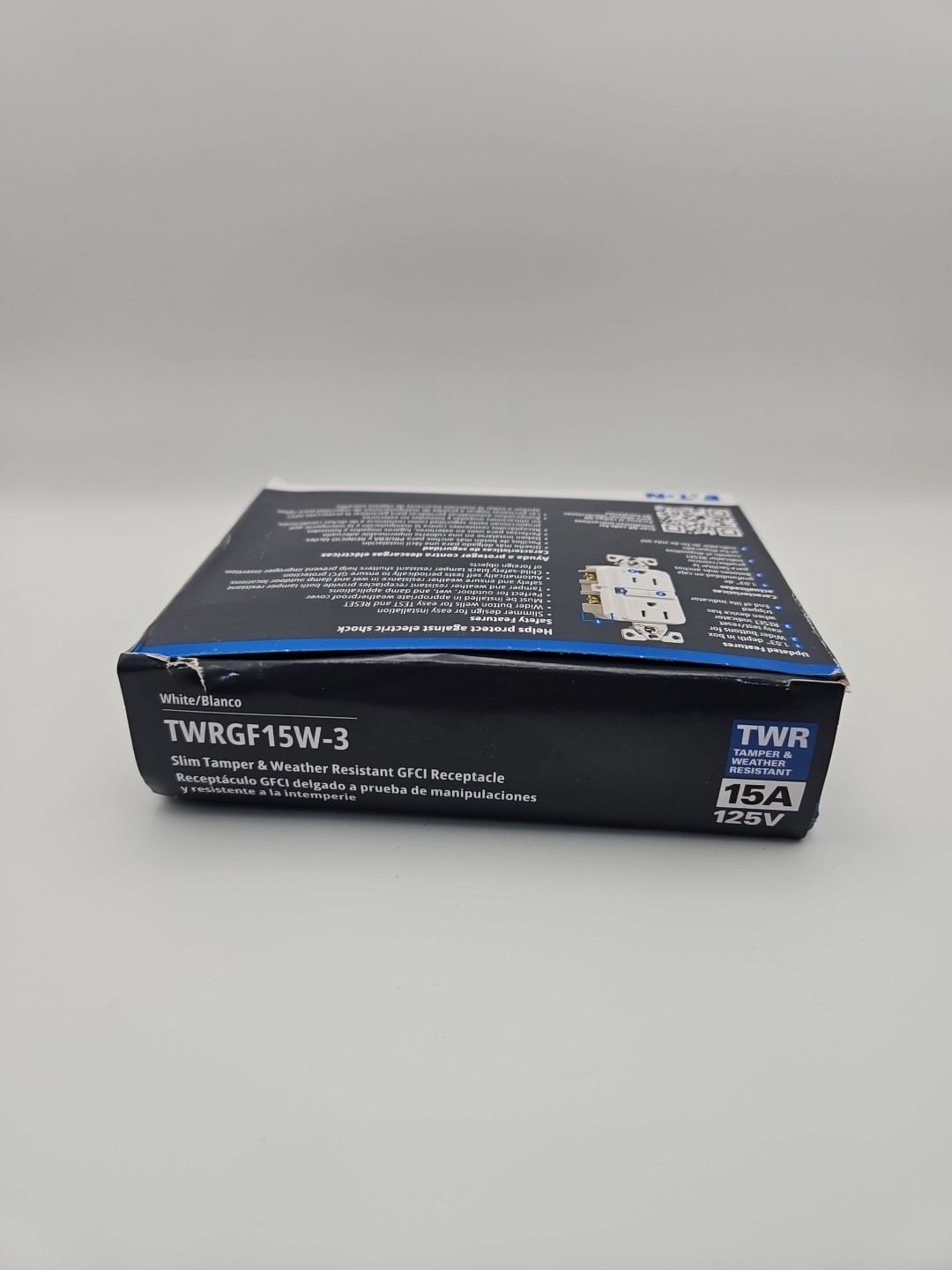 Eaton twrgf15w-3 slim tamper/weather resistant GFCI receptacle 3 packs New D