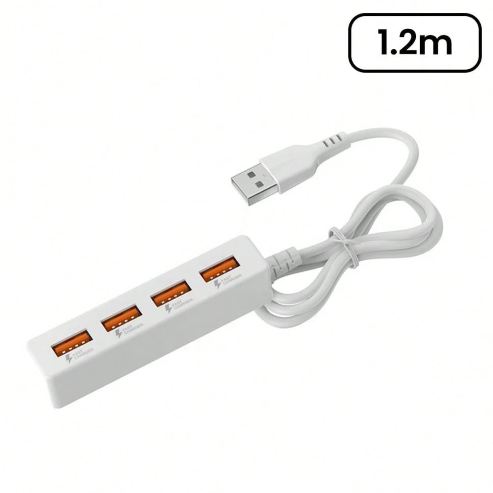 USB Power Strip Type C Outlets Multiple Fast Charging Hub Stations 1m Cable 66W