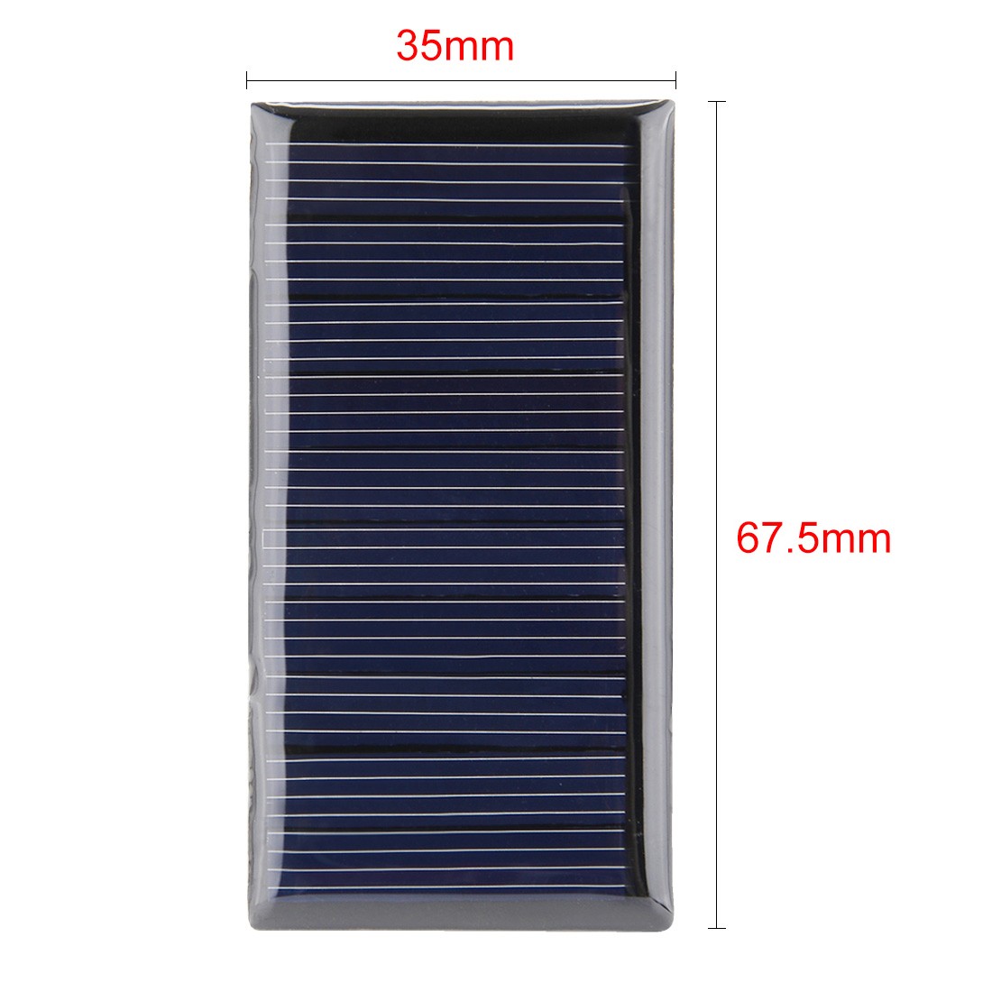 5Pcs 5V 60mA Poly Mini Solar Cell Panel Module DIY for Light Charger 68mmx37mm