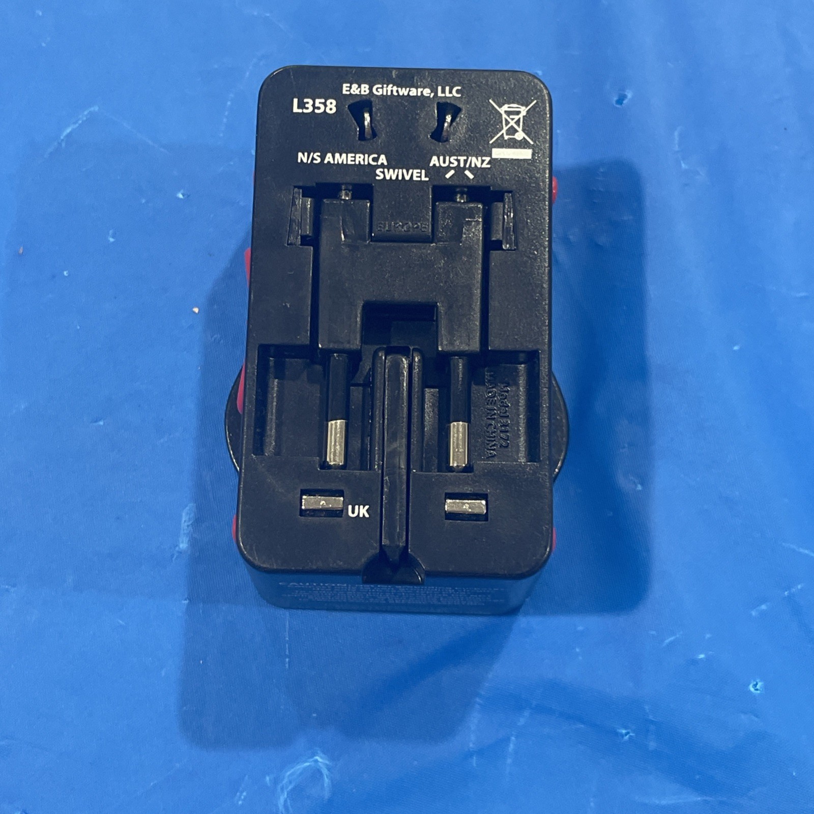TRAVEL ADAPTER AND PLUG / US EUROPE AUSTRALIA GREAT BRITAIN / 240V- 1500WATTS…