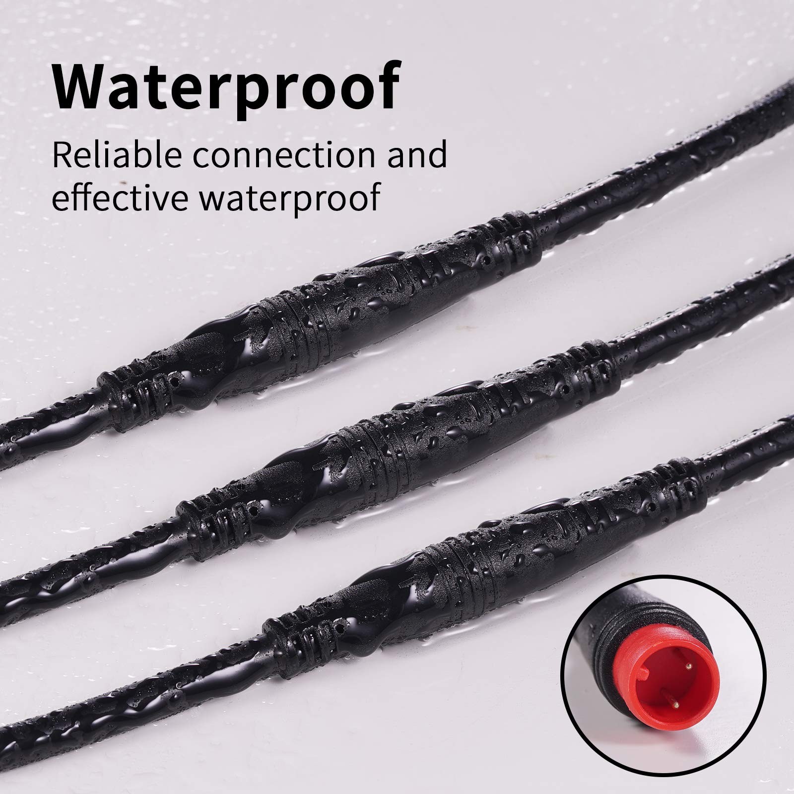 Extension Cable 2Pin/3Pin/4Pin/5Pin/6Pin Waterproof Plug
