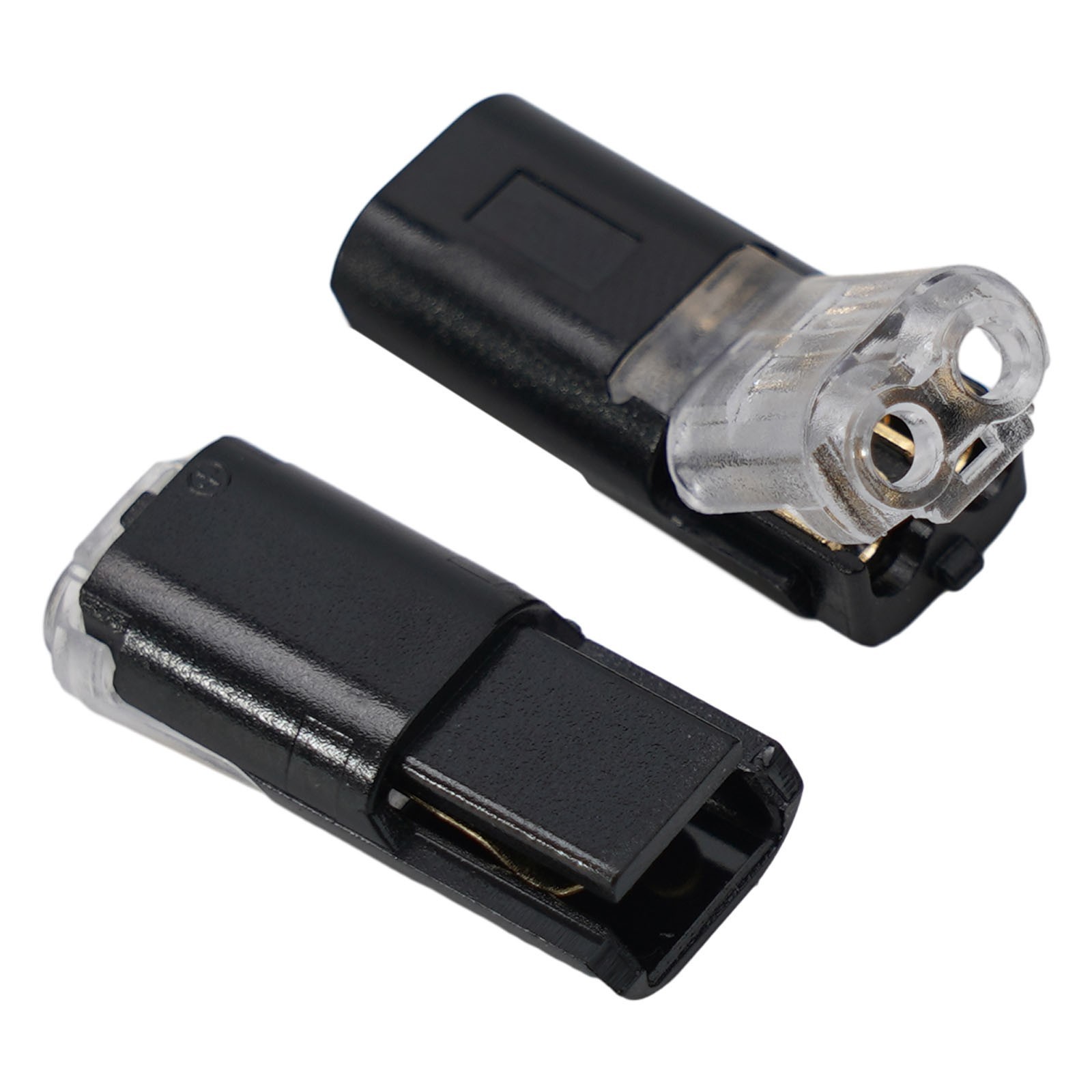 20pcs Double-Wire Plug-in Connector, Pluggable 2 Pin 2 Way LED Wire Connectors,