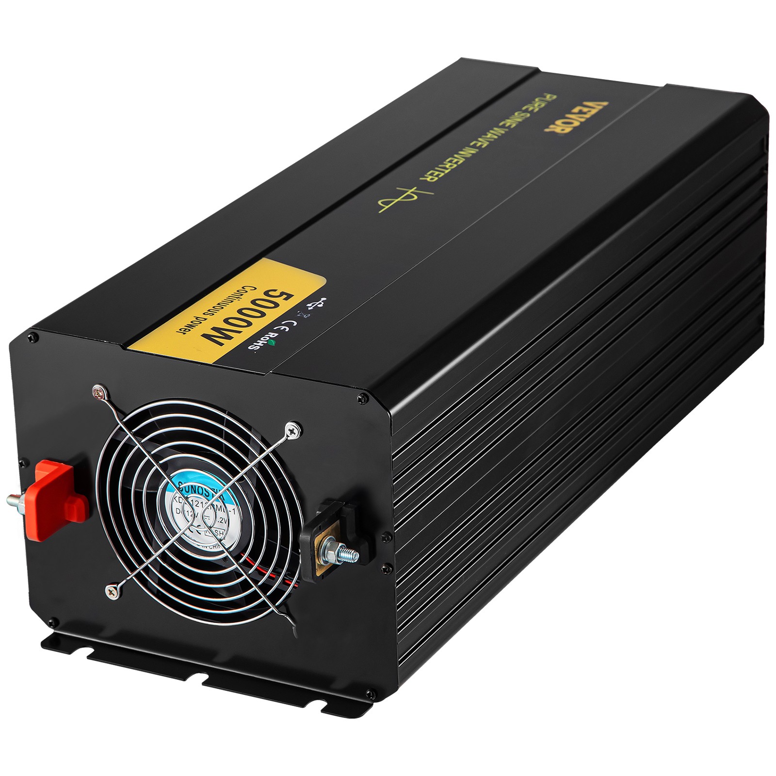 VEVOR Pure Sine Wave Inverter Power Inverter 5000W DC12V to AC120V Inverter LCD