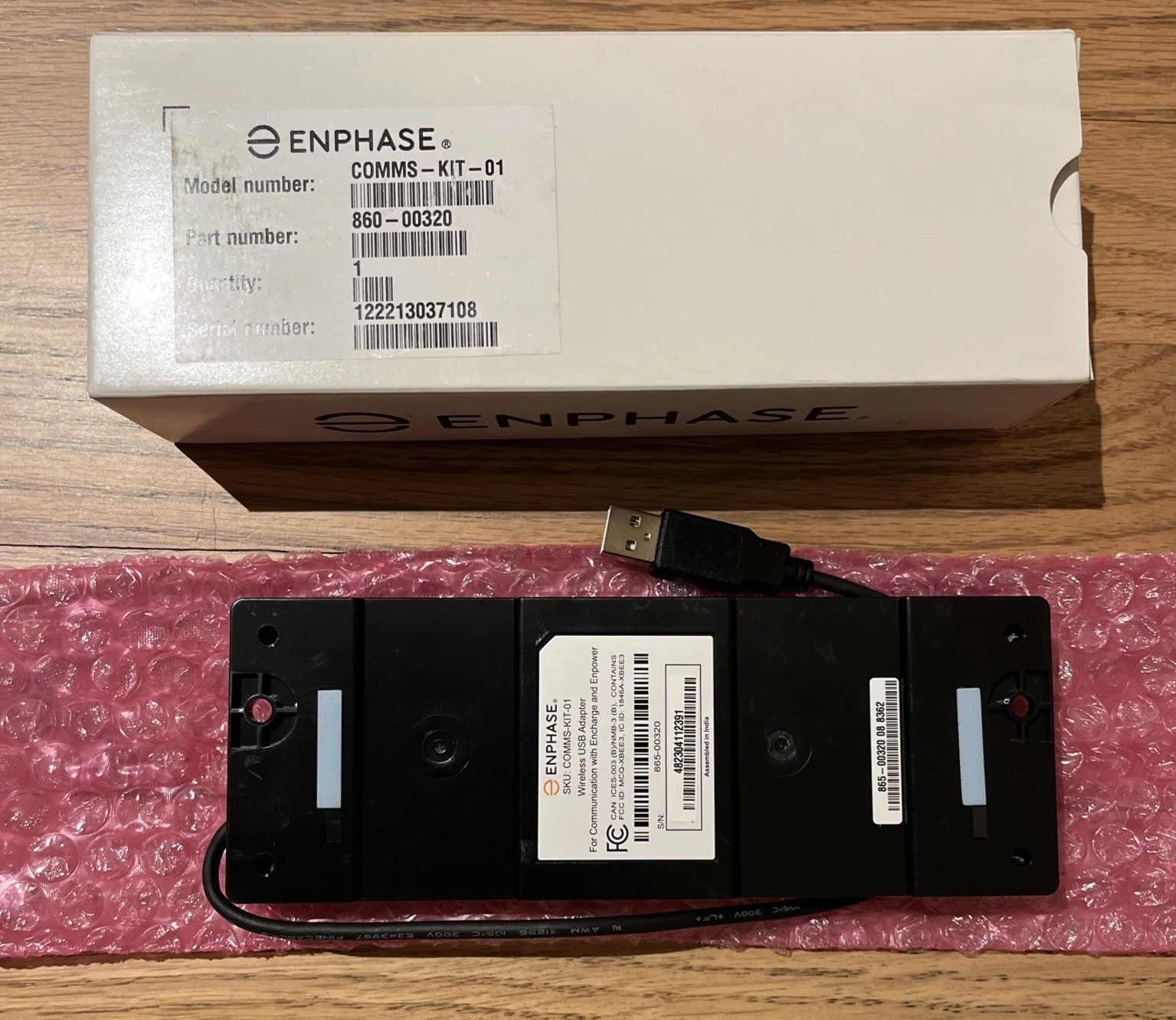 1x ENPHASE Comms-kit-01 Enpower Wireless Communication Kit USB 860-00320