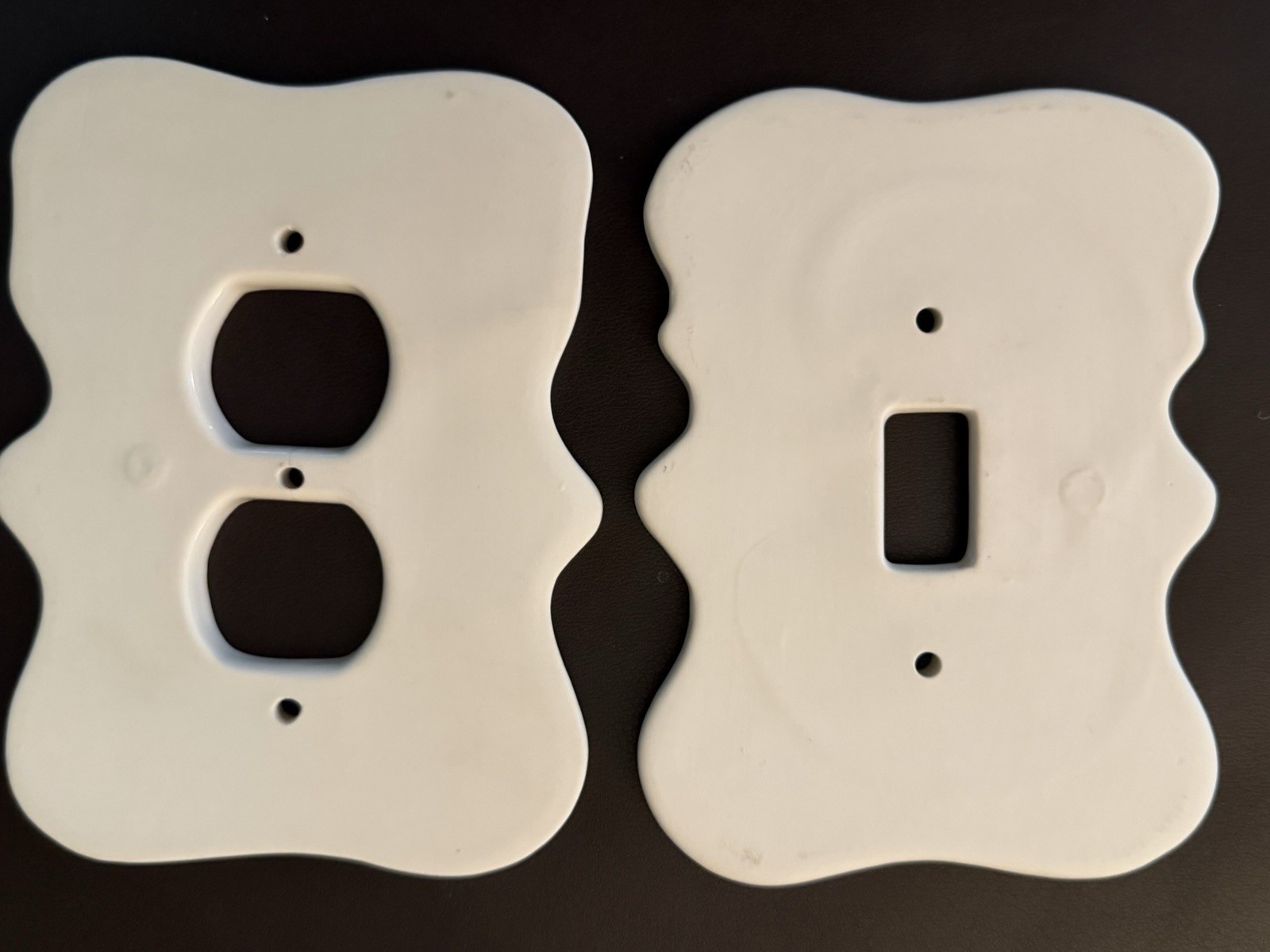Vintage Delft Blue Hand-Painted Ceramic Outlet Cover Plates Cottage Core Vibes