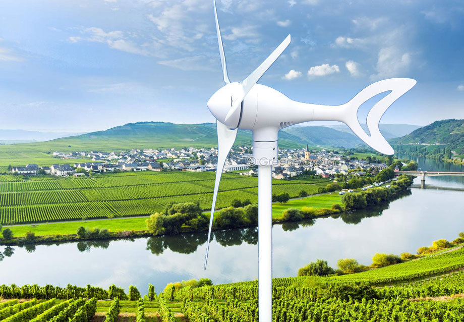 Phoenix 1500 W Watt 12 V AC Wind Turbine Generator System 3 Blades New