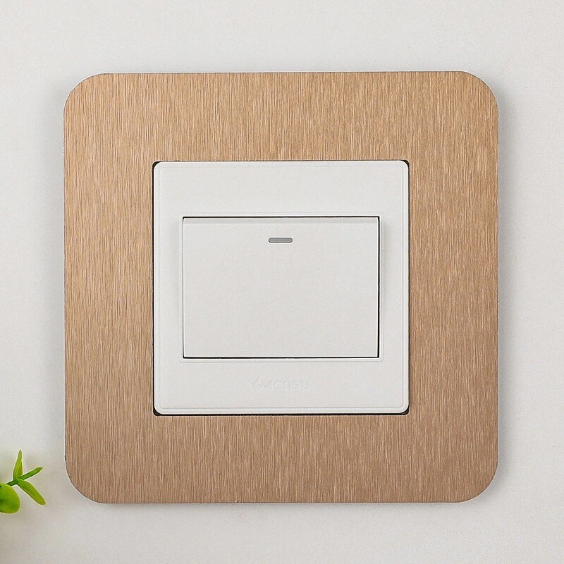 Light Switch Surround Socket Plug Finger Cover Hygienic Plate Single Double
