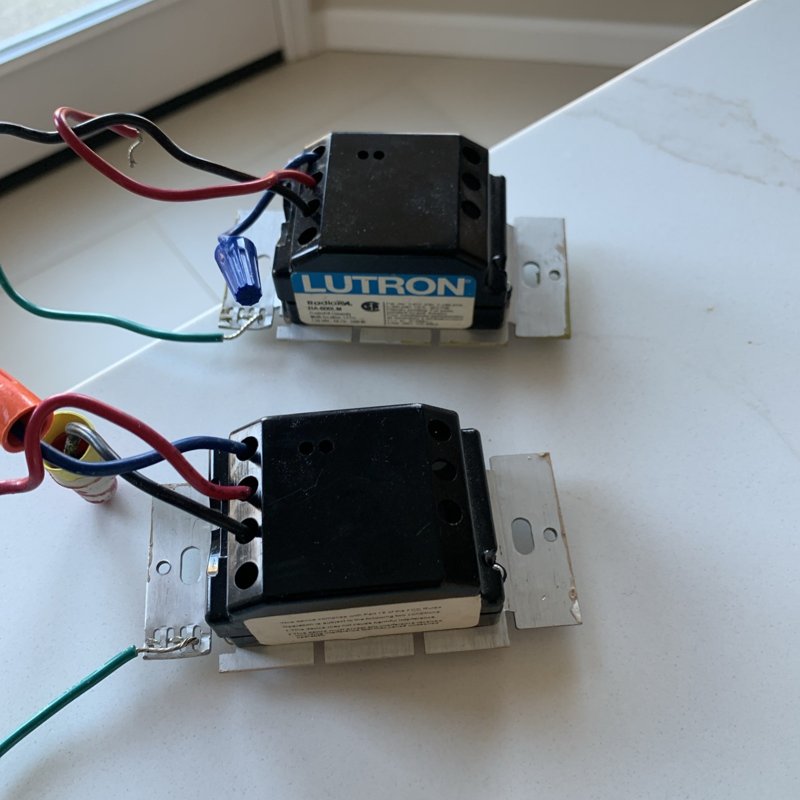 2-Lutron RA-600LM RadioRA 600W Dimmer