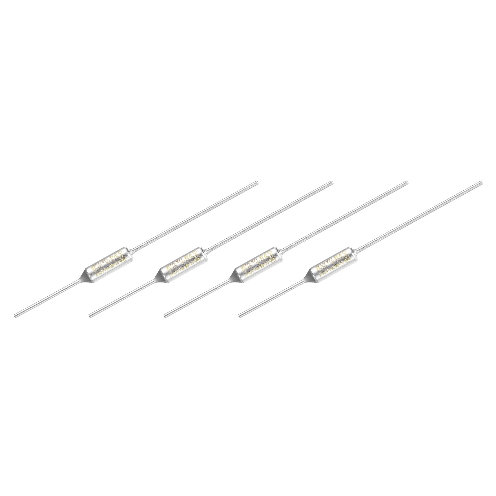4Pcs Metal Temperature Thermal Fuse RY152 152 °C 305.6 °F 15A 250V