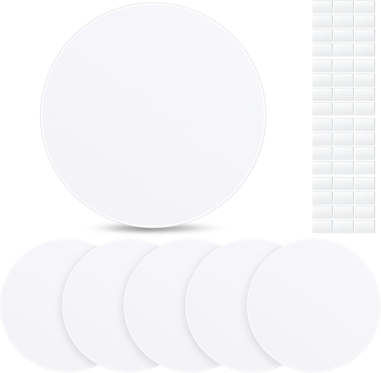 6 Pcs 10 Inch Ceiling Wall Hole Cover Plate with Tape