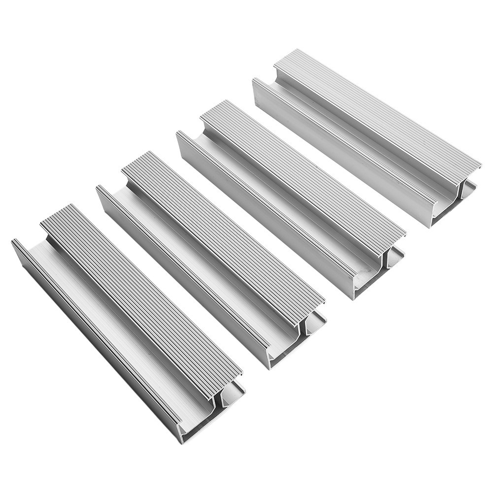 2PCS Solar Panel Mounting Rail 20cm Aluminum Alloy Bracket for PV Modules