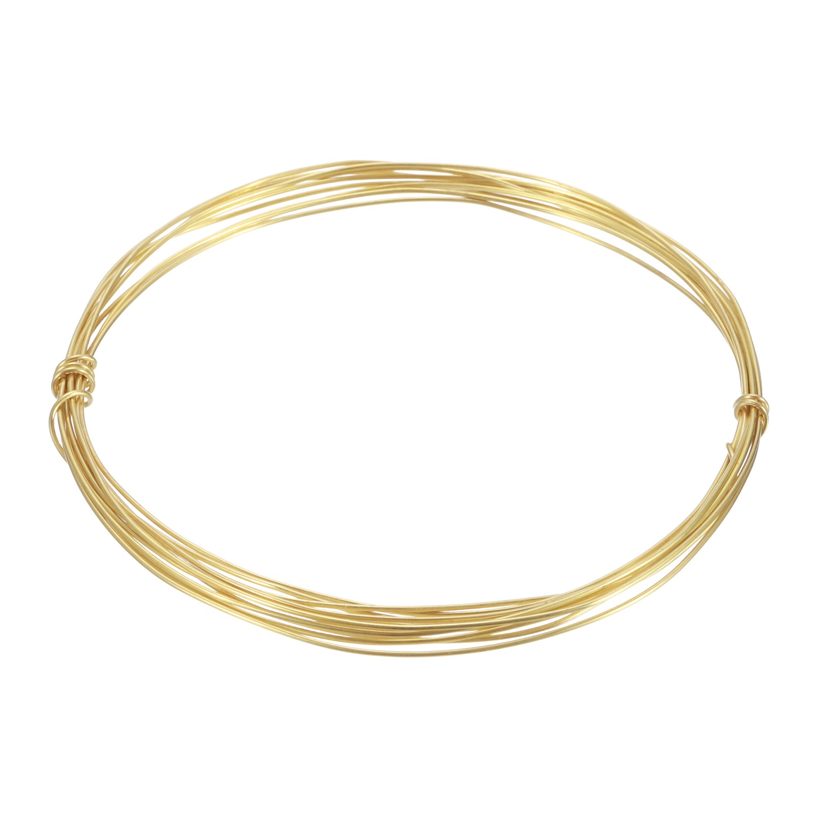 19 Gauge Brass Round Wire 9.8ft Tarnish Resistant Beading Wires