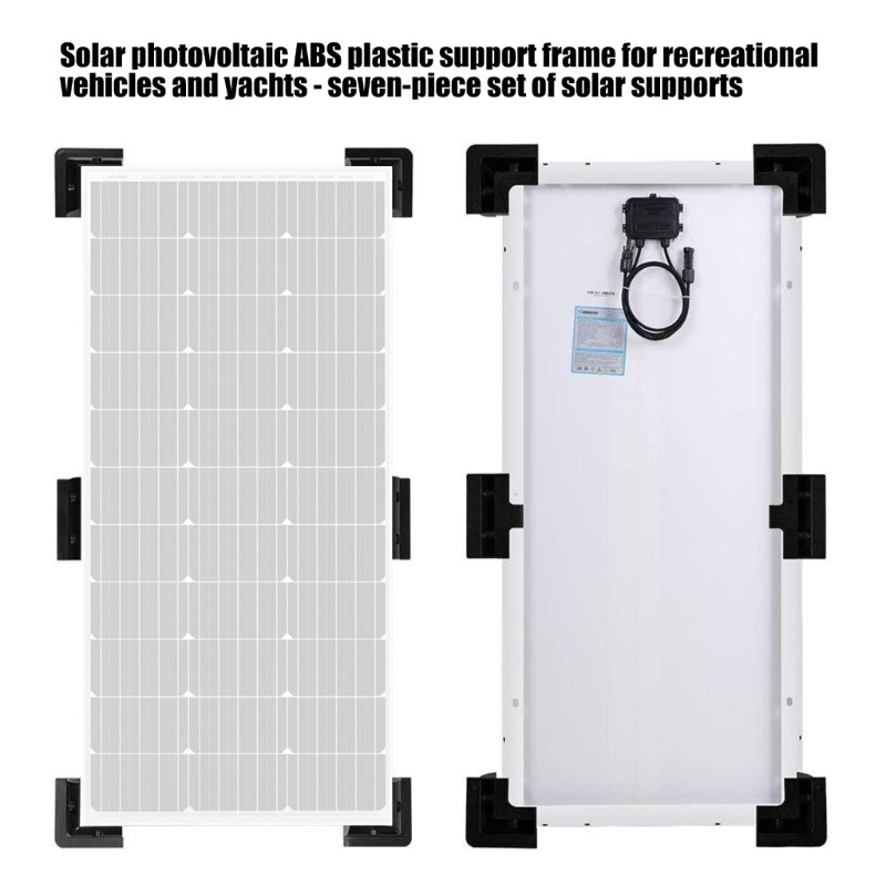 Solar Panel Mounting Bracket Plastic None Drilling Angle Installation Bracket