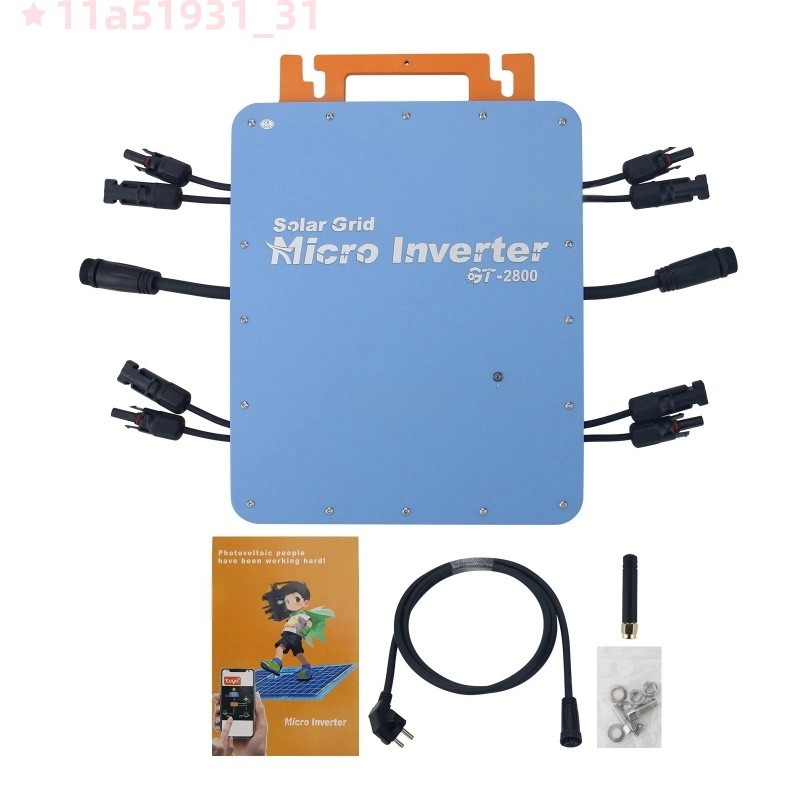 1PC 2800W Solar Grid Micro Inverter MPPT WiFi Control IP66 110V 230V GT-2800