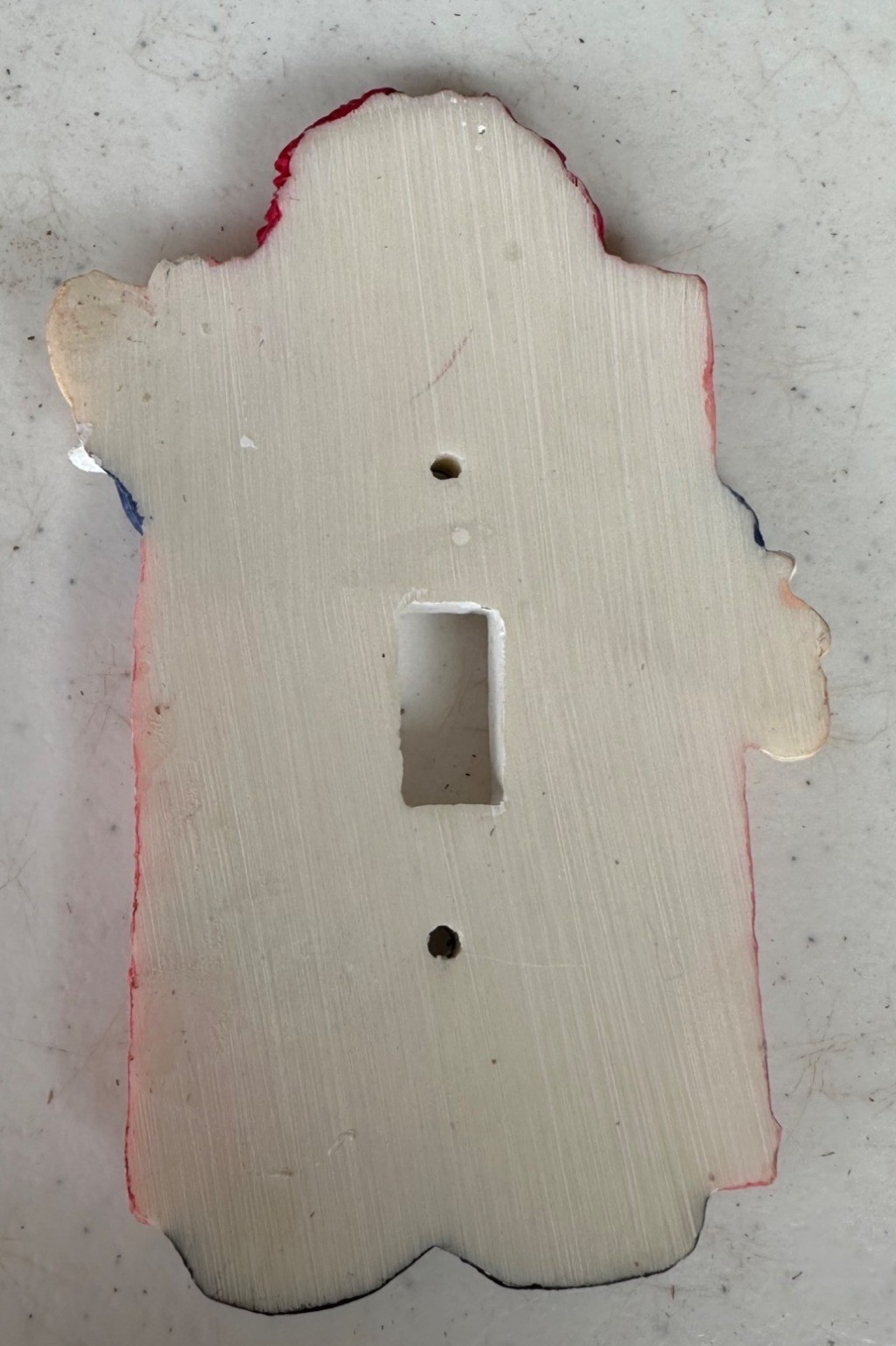 Unbranded Raggedy Ann Collectible Light Switch Plate Cover Ceramic 6″ Tall-READ