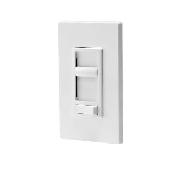 Leviton SureSlide Dimmer Switch 6674-P0W Dimmable LED CFL Incandescent White