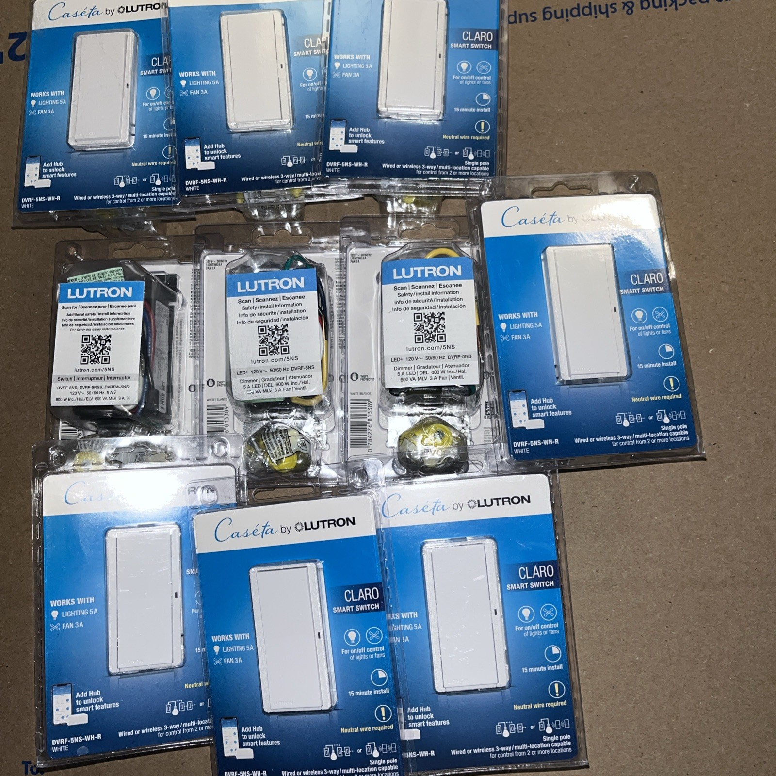 Lutron Caseta Claro Smart Switch – White 10 pack 🔟pack 🔥🔥🔥🔟🔟🔟💯💯💯