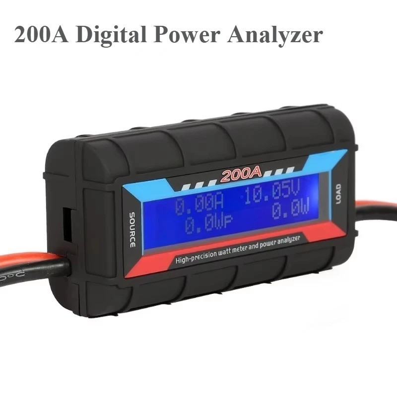 200A Precision High Watt Meter Power Analyzer Solar Panels Wind Turbine RC