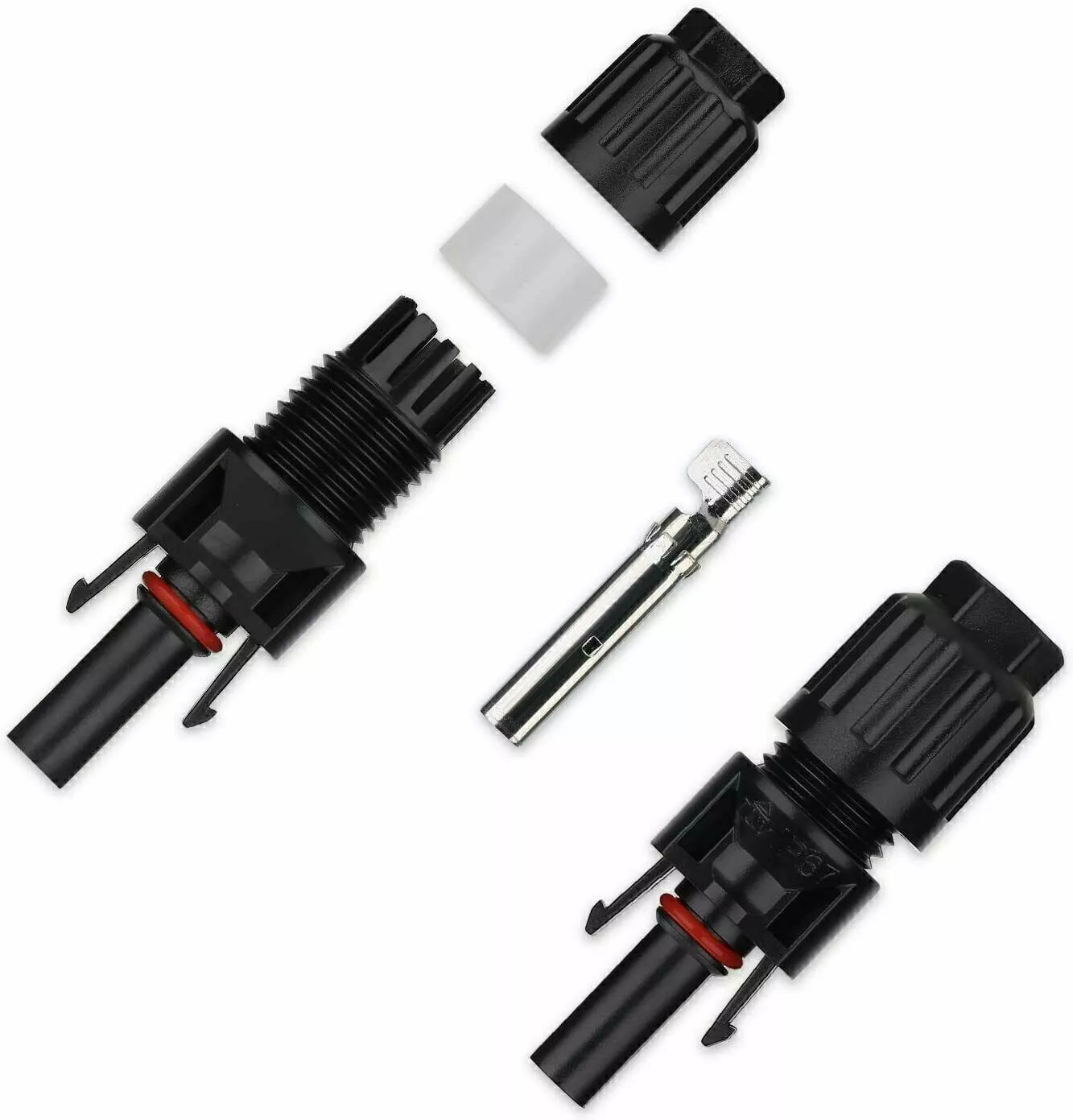 10/20/50/100/400 Pairs Male Female Solar Cable Connectors For DIY Solar Panel US