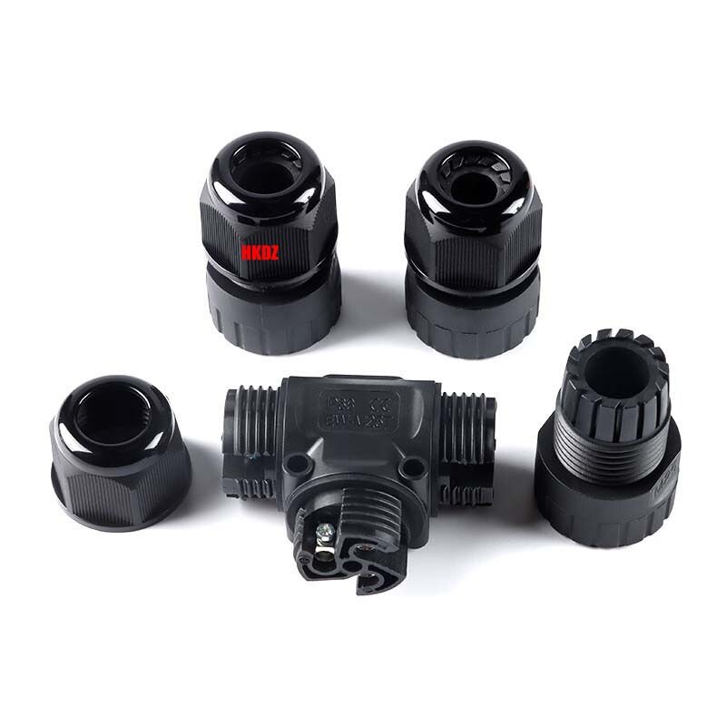 2/3 Pins Outdoor Junction Case IP68 Waterproof Electrical Cable Wire Connector