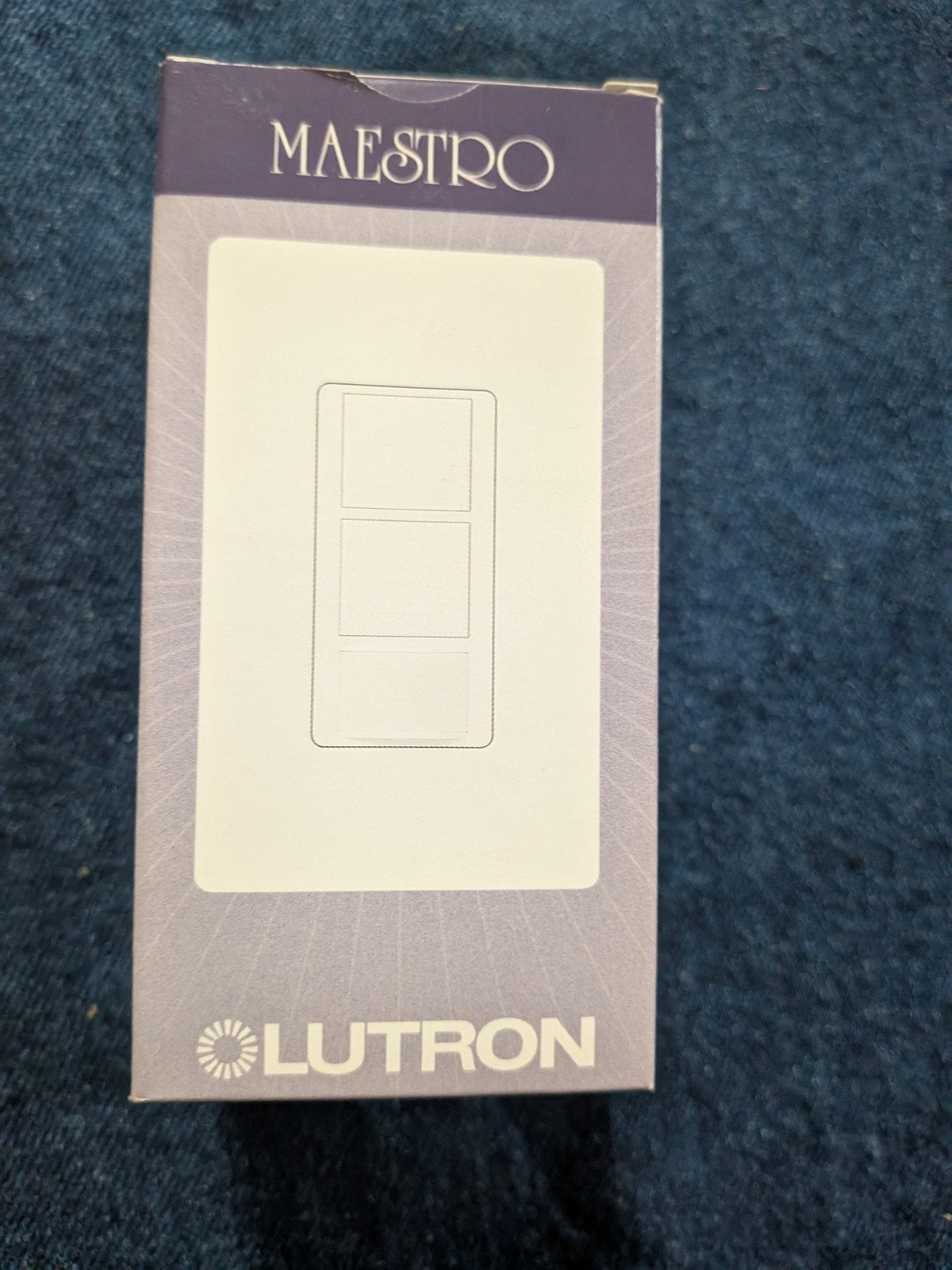Lutron MS-PPS6-DDV-WH Maestro Dual-circuit Switch w/ Partial-on Occupancy Sensor