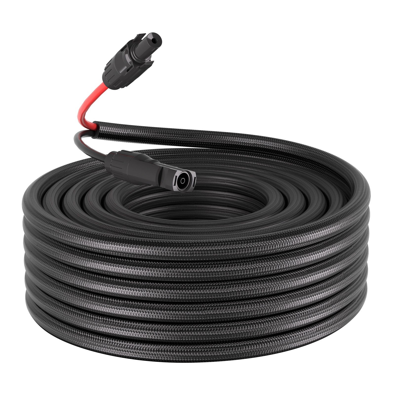 VEVOR 50FT Solar Panel Extension Cable 10AWG Wire Flame Retardant with Connector