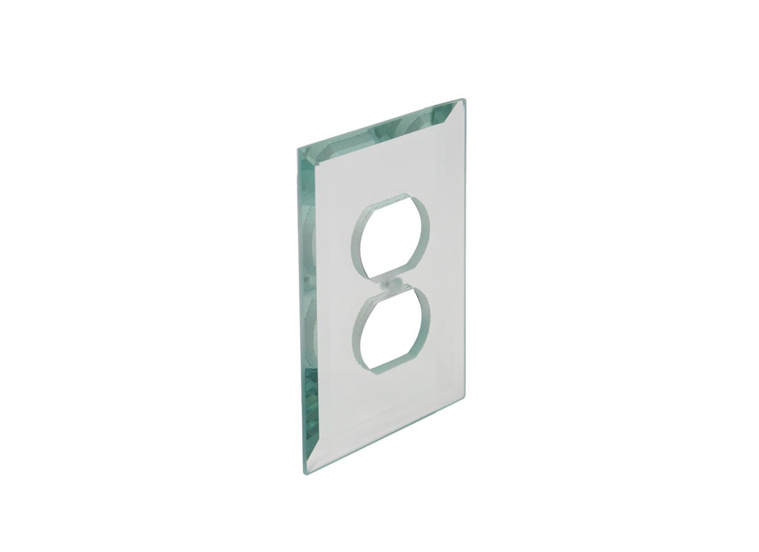 FHC MP2C Clear Duplex Plug Glass Mirror Plate