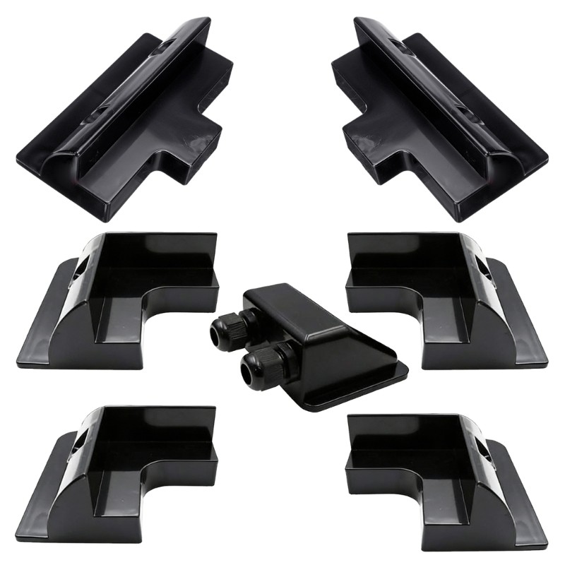 Solar Panel Mounting Bracket Plastic None Drilling Angle Installation Bracket