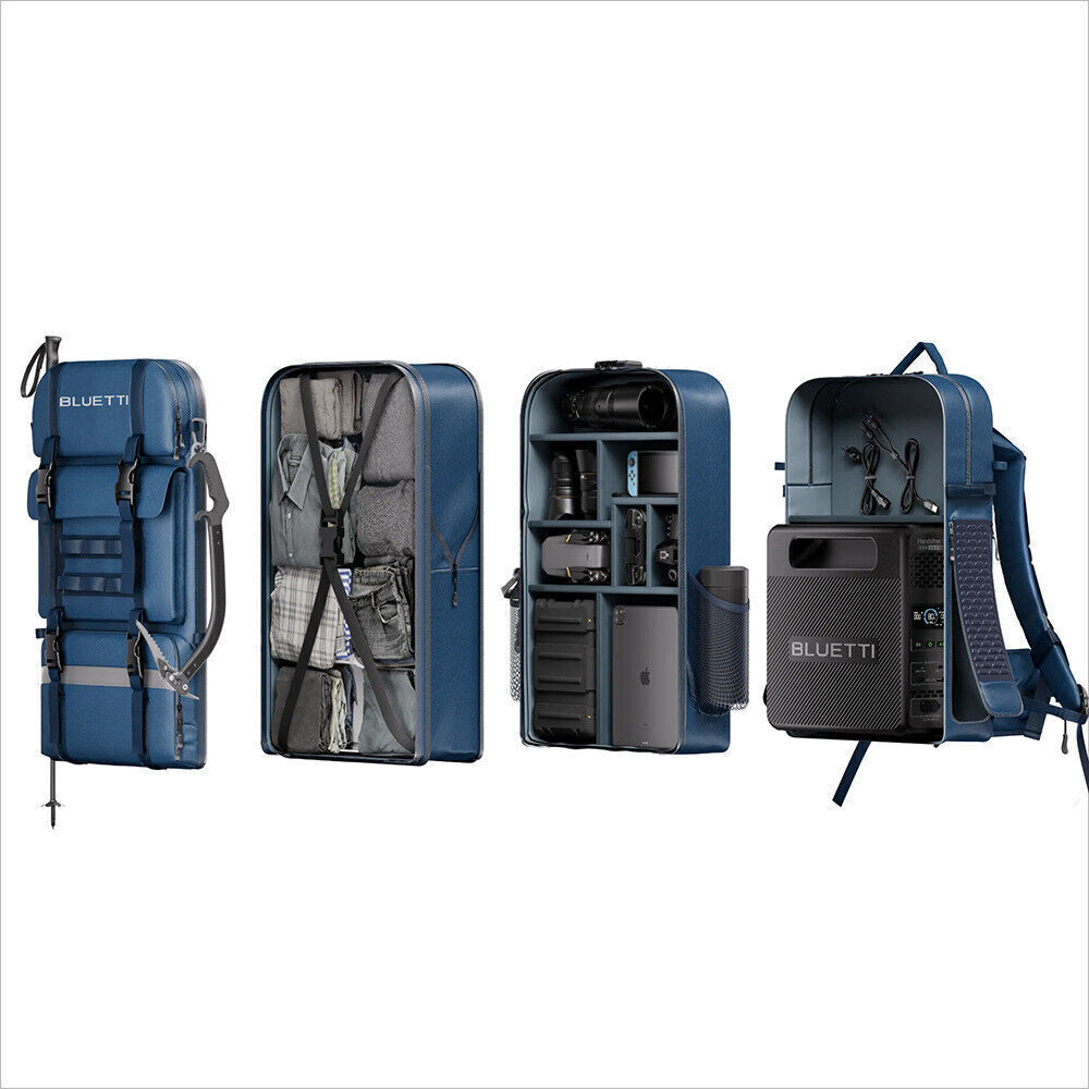BLUETTI Handsfree 2 Backpack Power Station 700W All-in One for Climbing Hiking