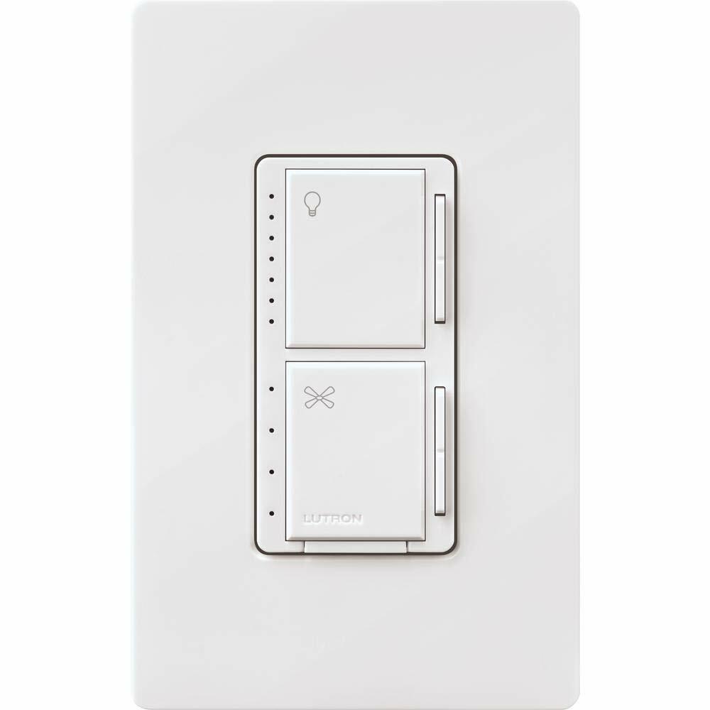 Lutron Maestro LED+ Fan Control and Dimmer for LEDs, Halogen and Incandescent Bu