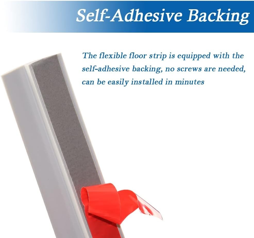 3.3Ft Durable Dark Gray Floor Transition Strip – Ideal for Under 5mm Heights