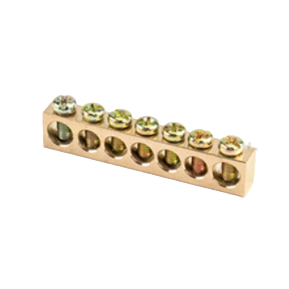 Copper Busbar Panel Grounding Screw Terminal Mounting Quick Installation