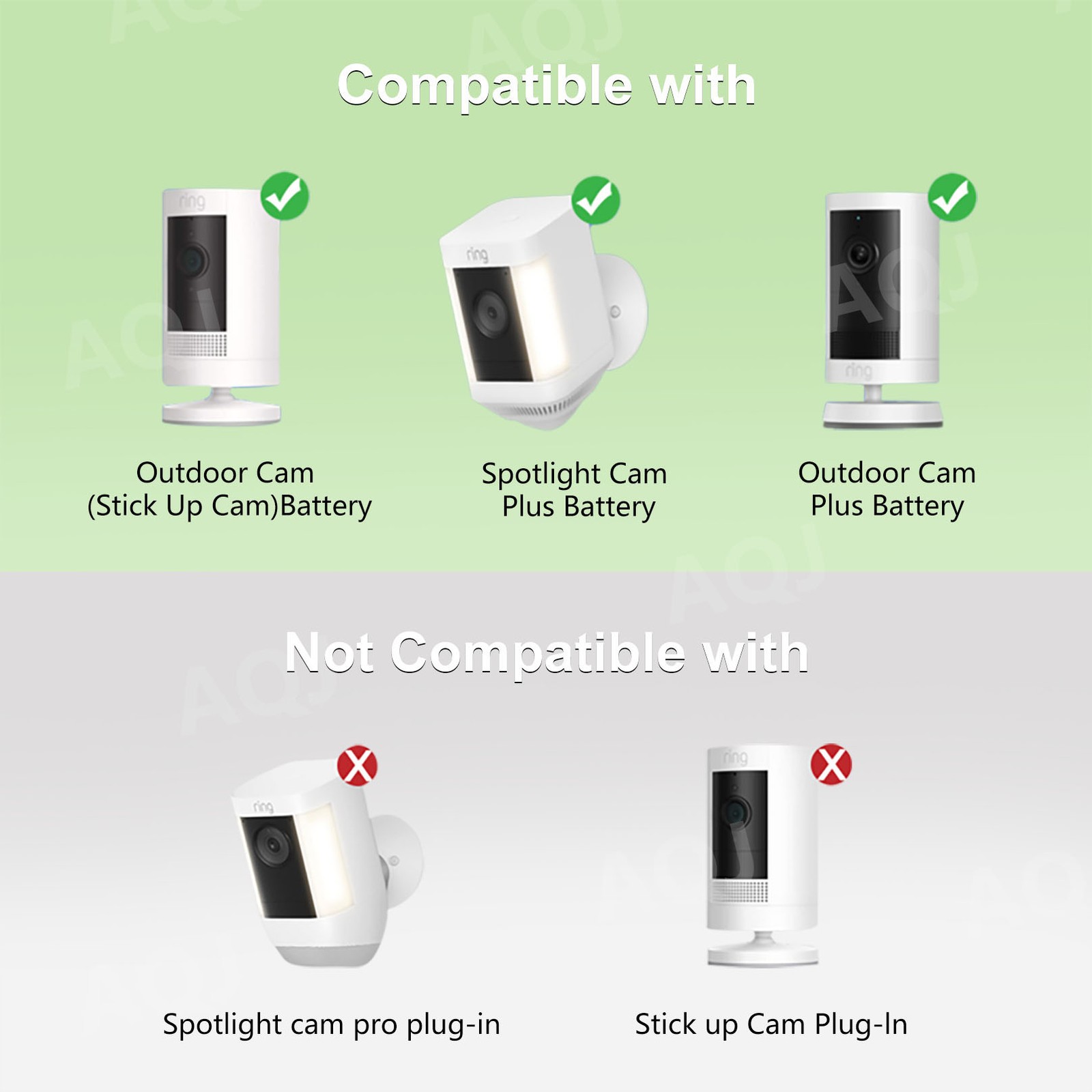 Solar Panel Charger for Ring doorbell Camera, Compatible with Ring Video Doorbe