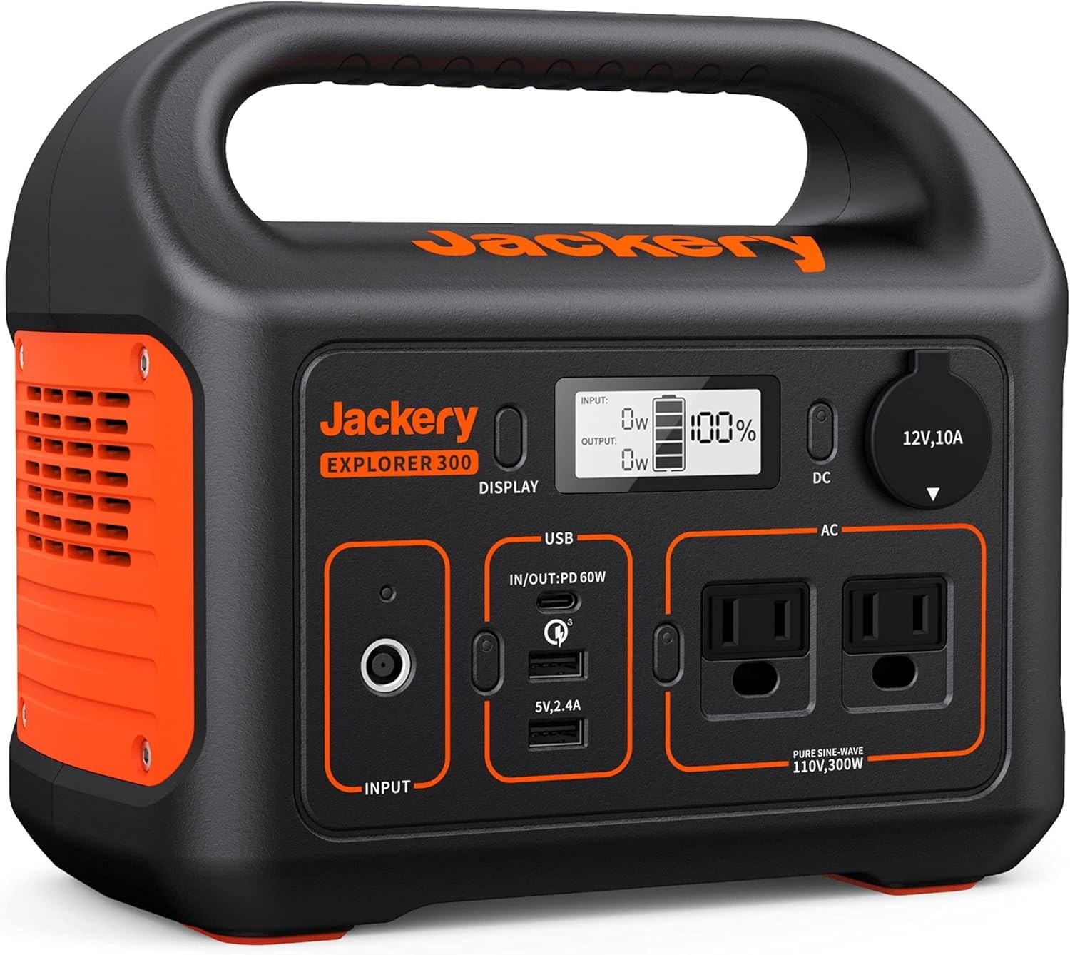 New Jackery Portable Power Station Explorer 300, 293Wh Lithium Battery, Fast