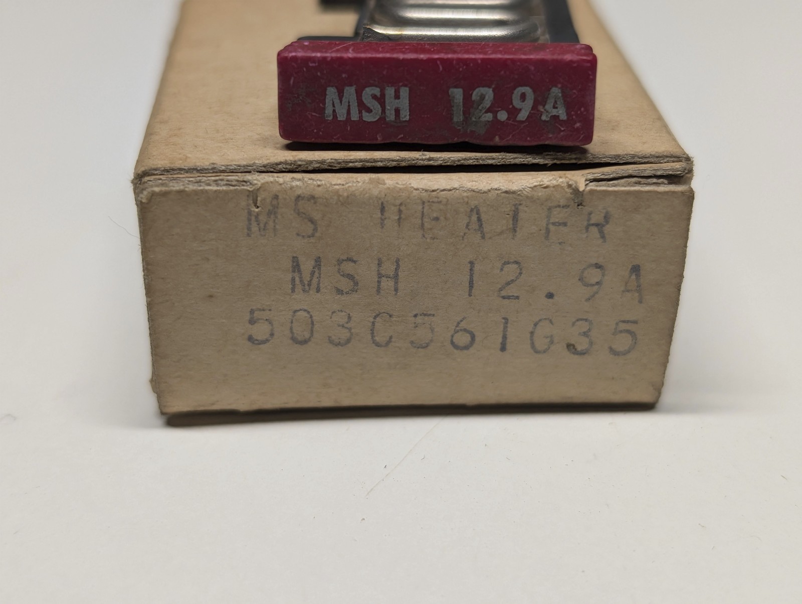 Westinghouse MSH 12.9A Heater Pack Element Overload Relay Thermal NOS