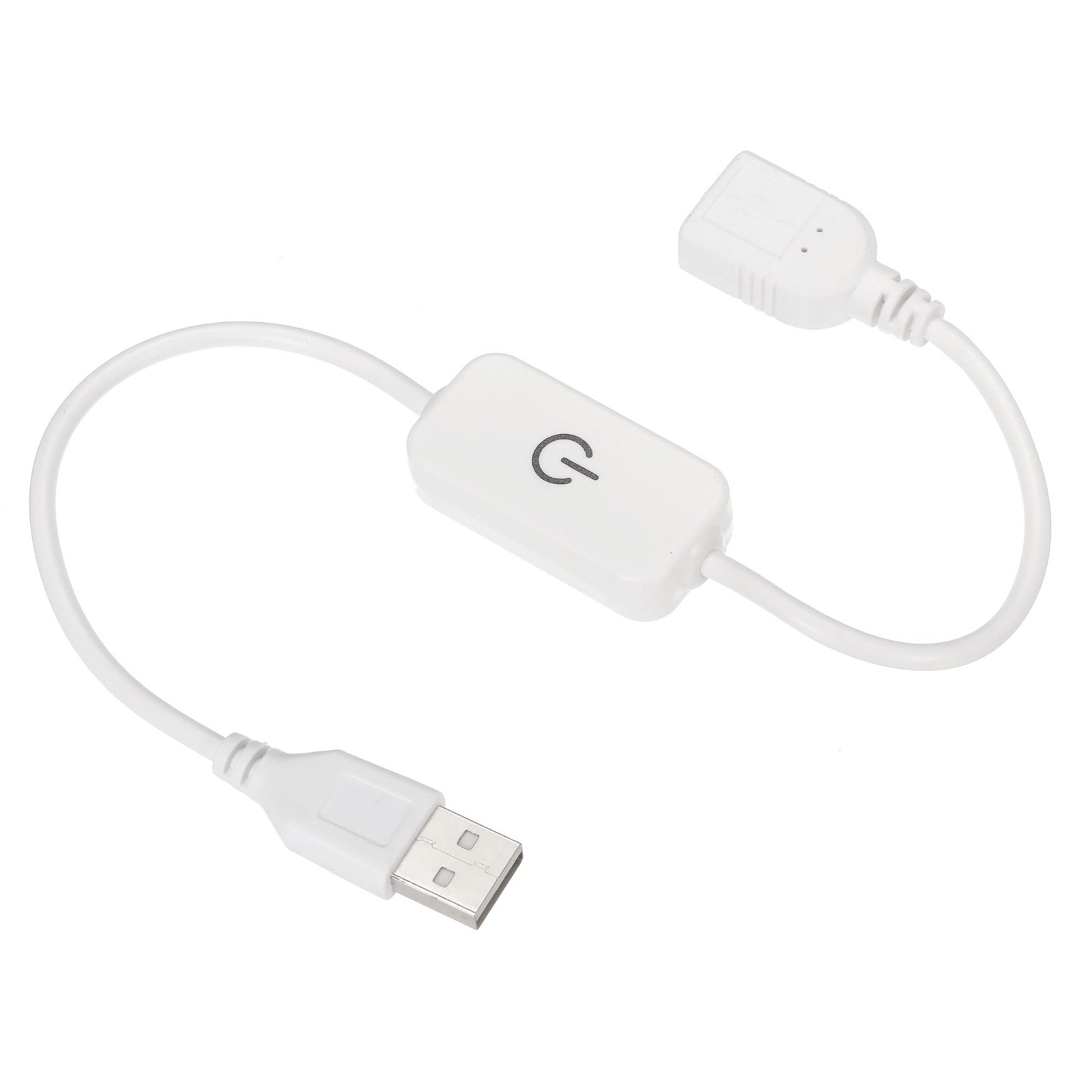 Touch Inline Dimmer 5V 3A USB Cord Tact Switch Controller for Single Color Em…