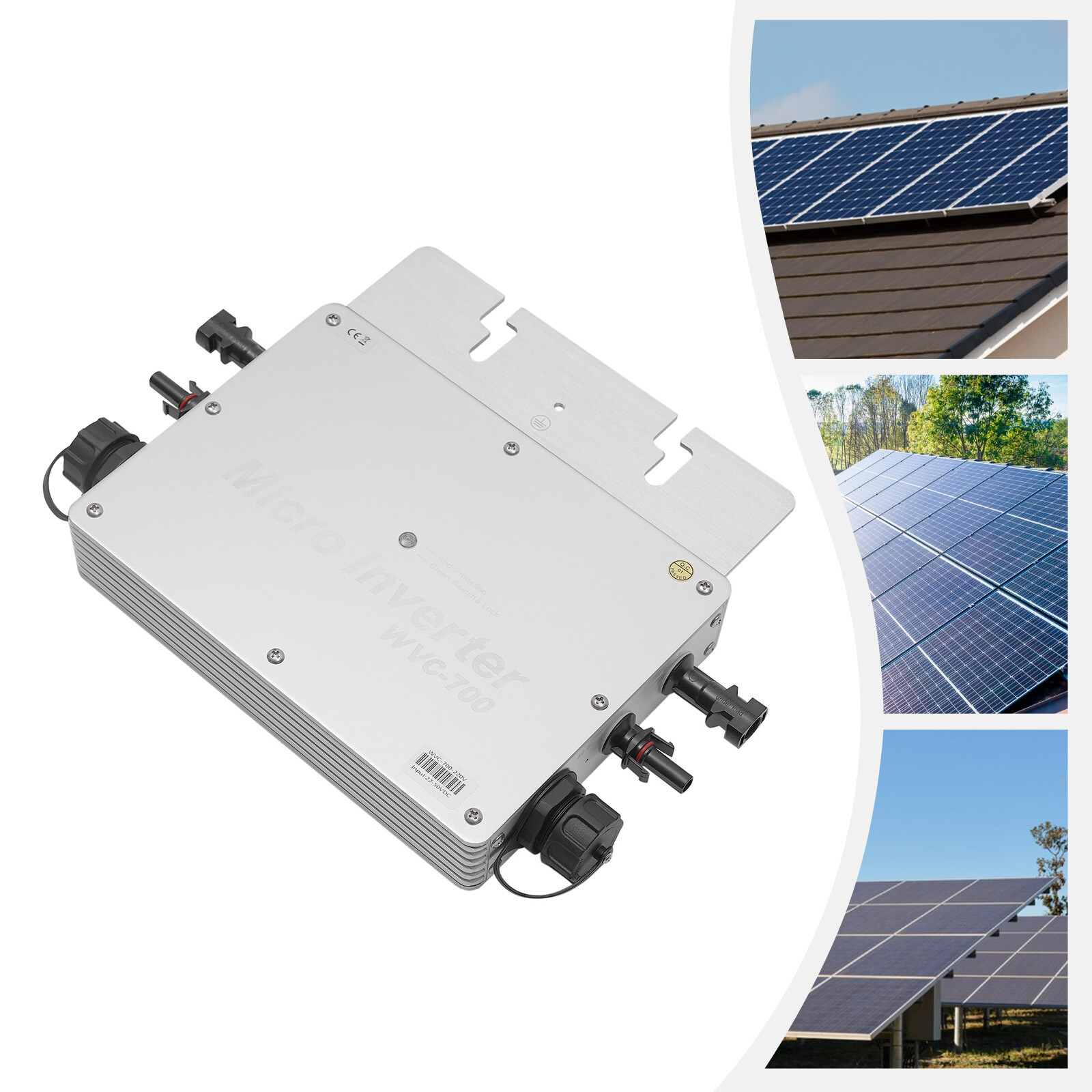 Micro Inverter for Balcony Power Plant Solar Grid Tie Inverter Waterproof IP65